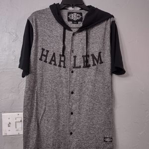 BKC shirt for men vintage size L, Harlem excellent condition.